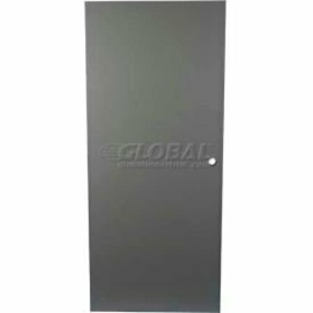 ASSA ABLOY SALES & MARKETING GROUP INC. CECO Hollow Steel Security Door, Flush, Cylindrical Prep, Curries Hinge, 18 Ga, 36"W X 80"H CHMDXFL3068XCYL-CU-18GA